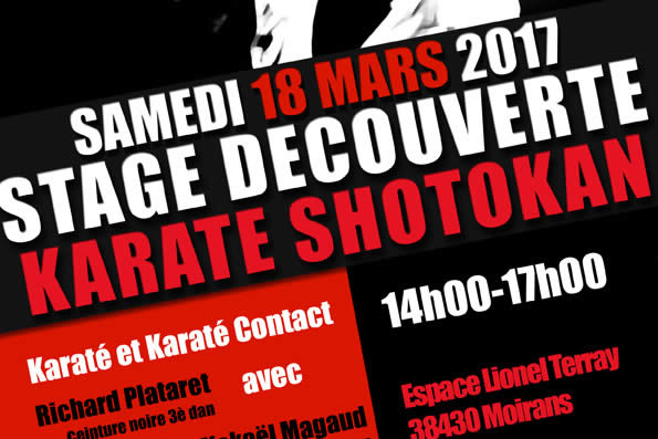 Stage découverte Karaté Shotokan et Karaté Contact