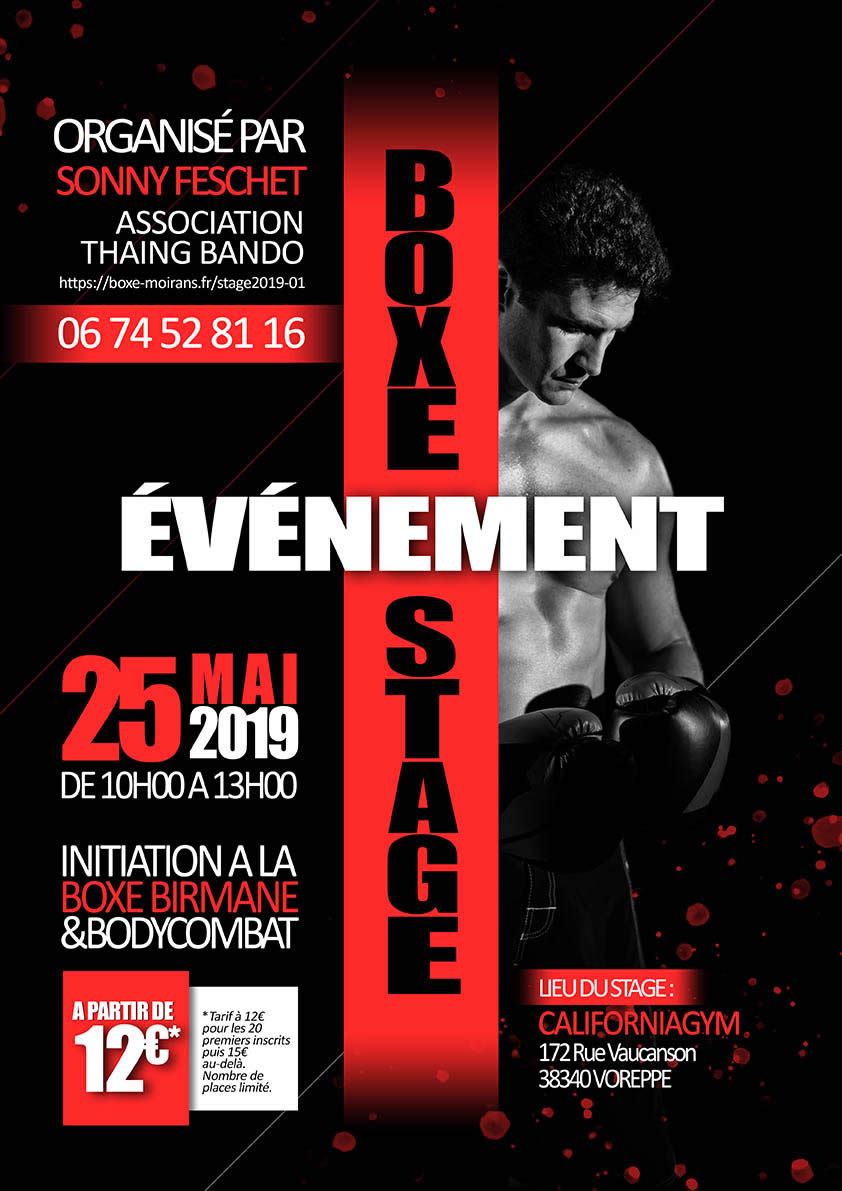 Affiche Stage Initiation 25 mai 2019